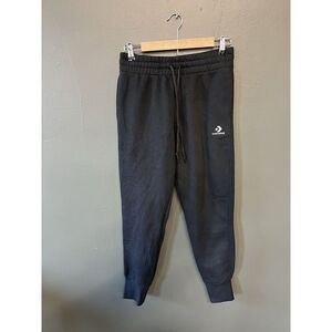Converse Mens Black athletic Jogger Sweatpants Size Medium NWT